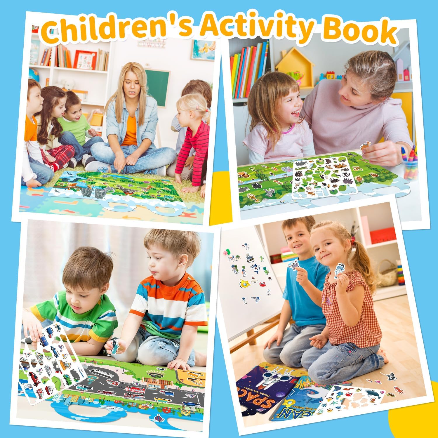 Thumbnail 6 de CREATIVETREES 6-Set Reusable Sticker Book for Toddlers 🎨