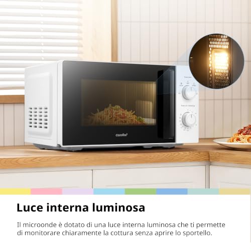 Thumbnail 10 de COMFEE' Forno a Microonde 20 litri 700 W – modello CMO-MM20L2NFPE(WH)