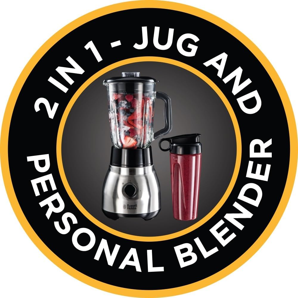 Thumbnail 8 de Russell Hobbs St-Steel Batidora 2 en 1, Potente y Elegante 🥤