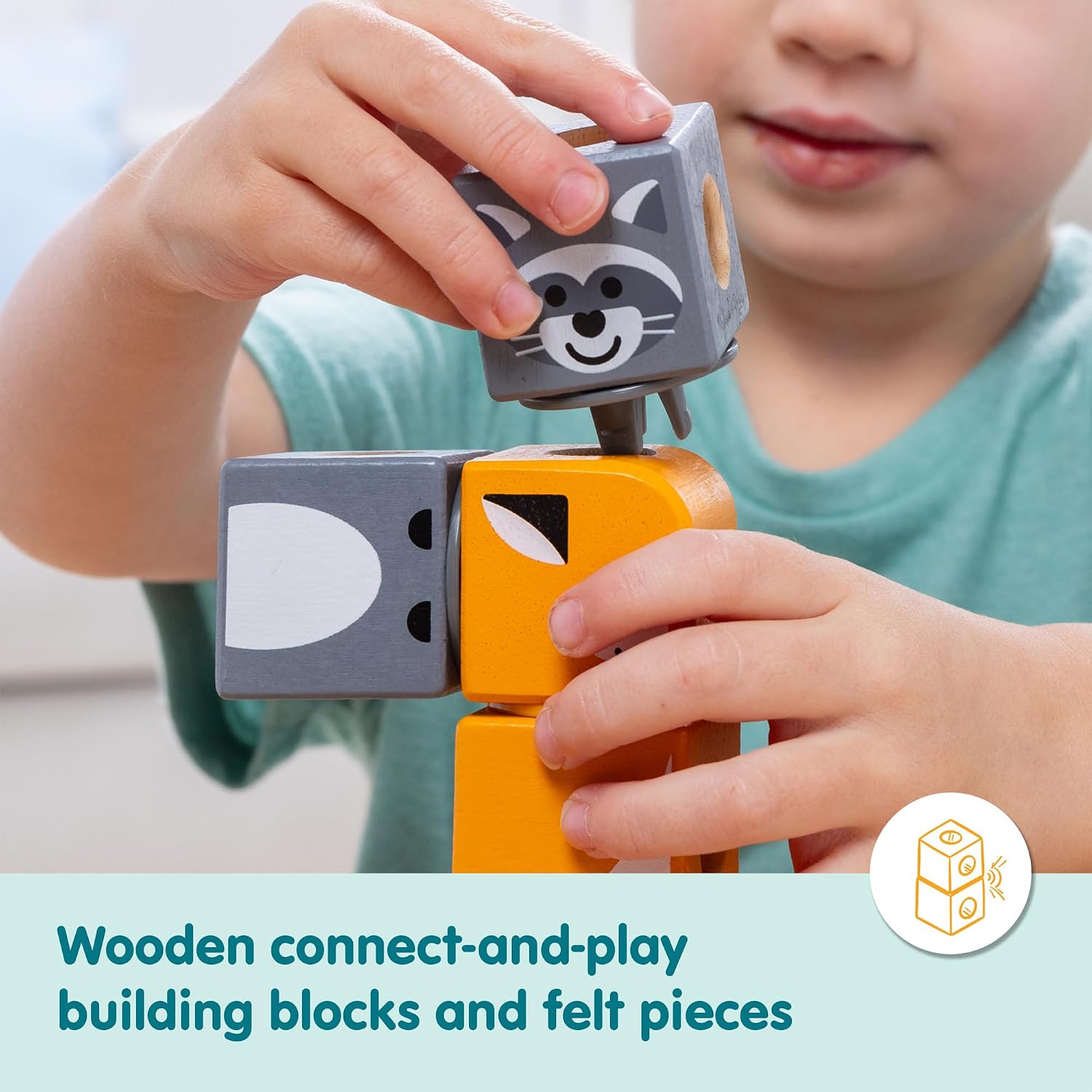 Thumbnail 6 de Melissa & Doug Blockables Wooden Blocks 2–7