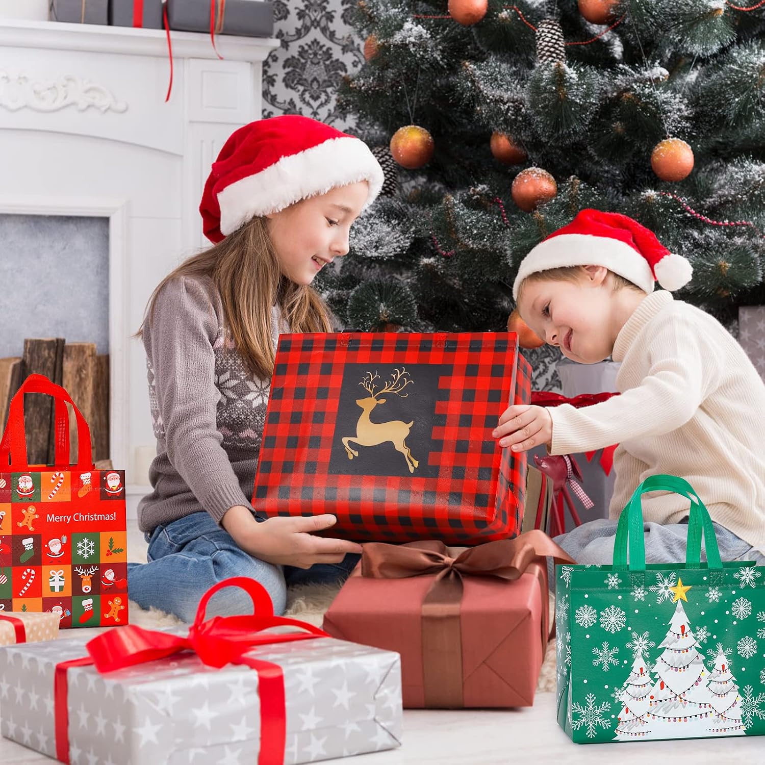 Thumbnail 4 de YANGTE Christmas Gift Bags 20-Pack
