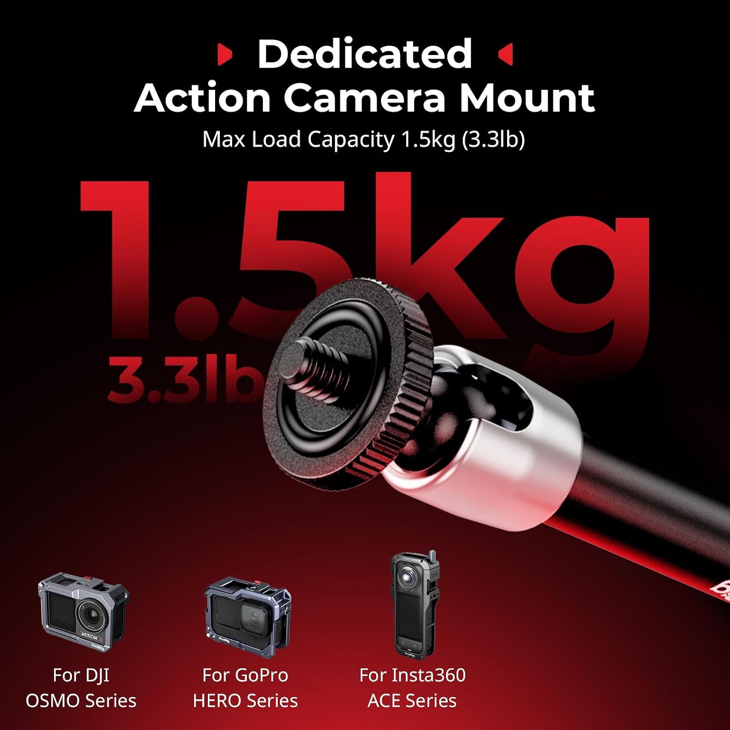 Thumbnail 4 de SMALLRIG 5605 Magic Arm with Super Clamp 1/4