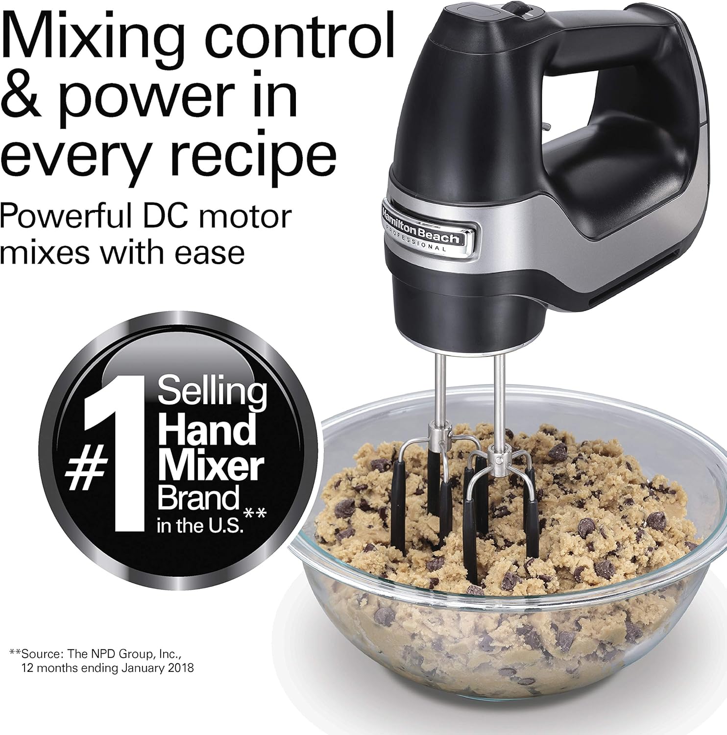 Detalle 2 de Hamilton Beach 7-Speed Digital Hand Mixer ⚙