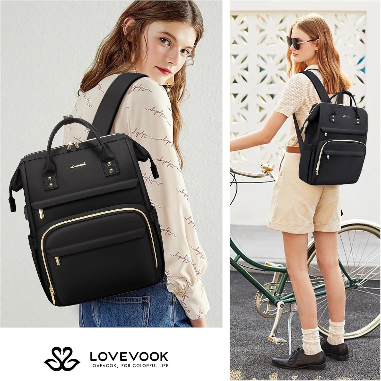 Thumbnail 6 de LOVEVOOK 17 Inch Laptop Backpack for Women
