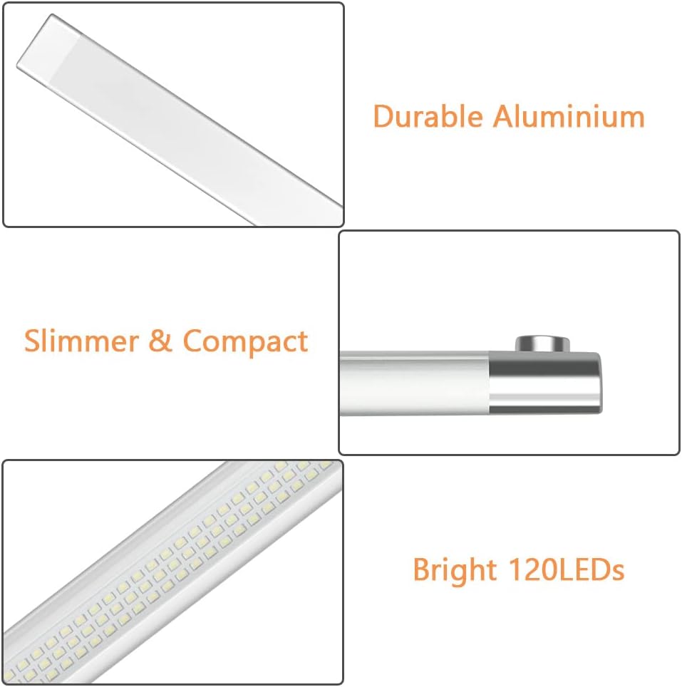 Thumbnail 2 de URAQT 12V Interior LED Light Bar — 4 Packs of 120 LEDs (1600LM) for Cars, Vans, RVs and More