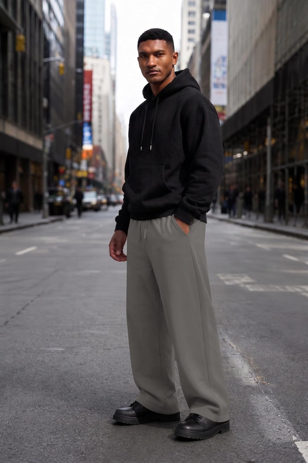 Detalle 2 de COOFANDY Men's Sweatpants Cotton Fleece