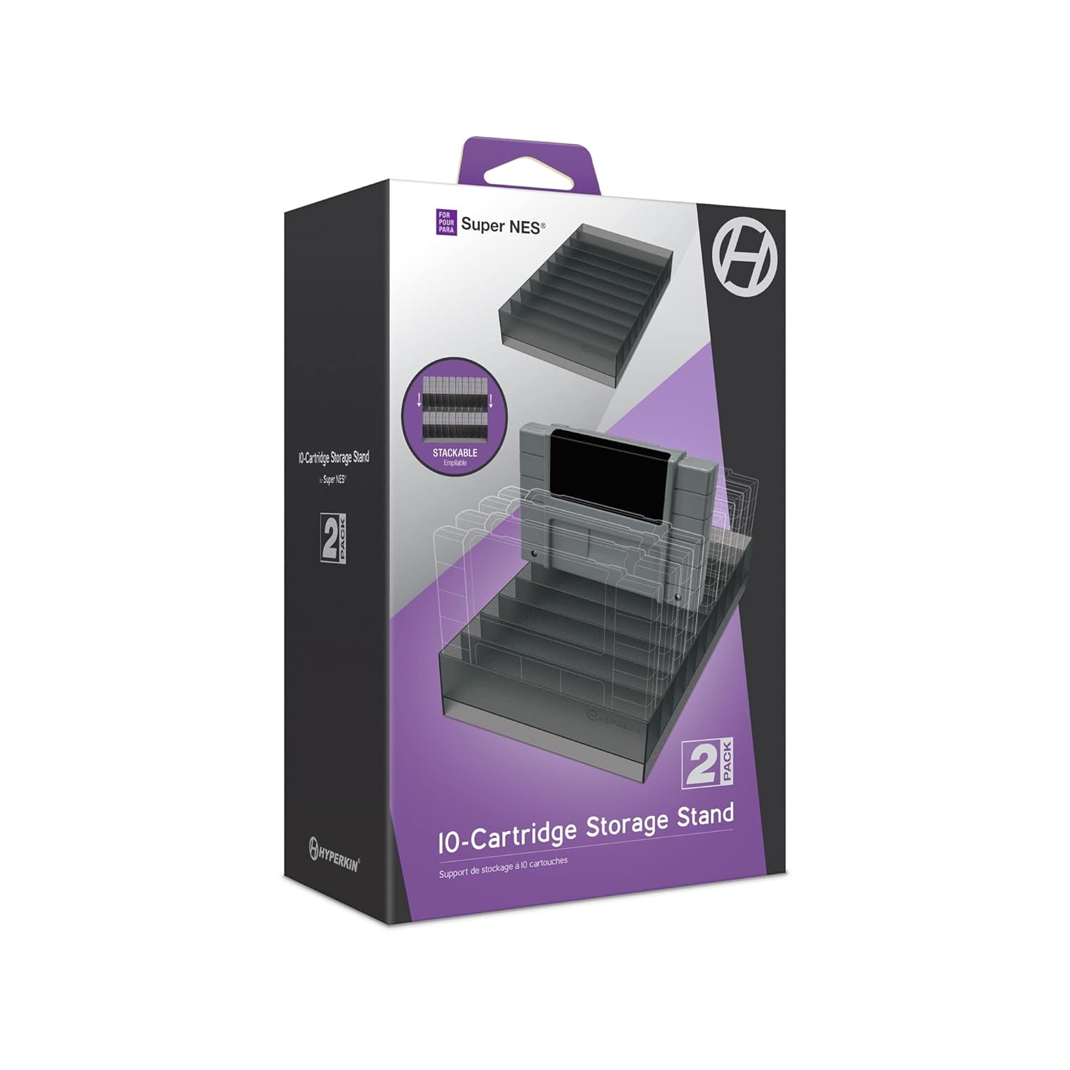 Thumbnail 1 de Hyperkin 10-Cartridge Storage Stand for SNES