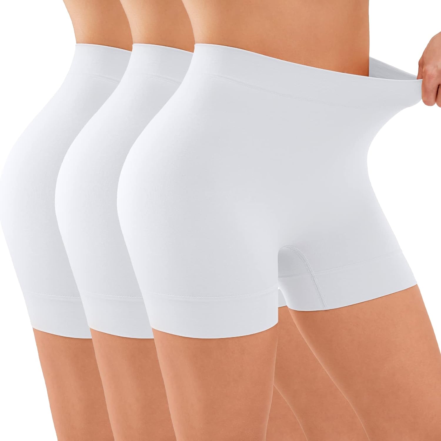 Detalle de YADIFEN Radlerhose Damen – Sehr kurze, anti-Scheuern Leggings für Oberschenkel mit hoher Taille