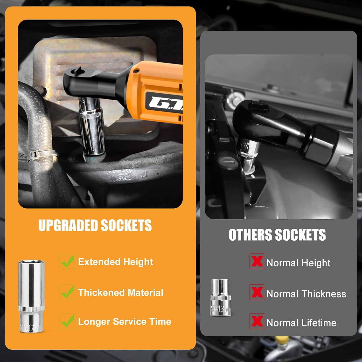 Thumbnail 6 de GOTUU Cordless Ratchet Wrench 3/8-Inch