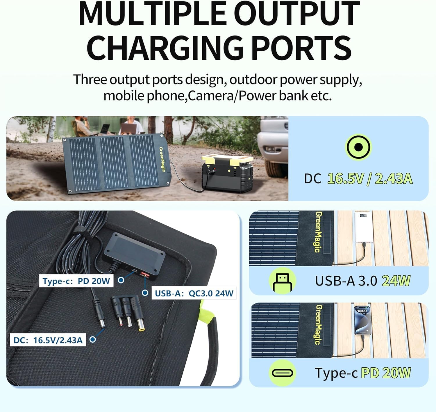 Thumbnail 5 de Greenmagic 40 Watt Solar Charger ☀