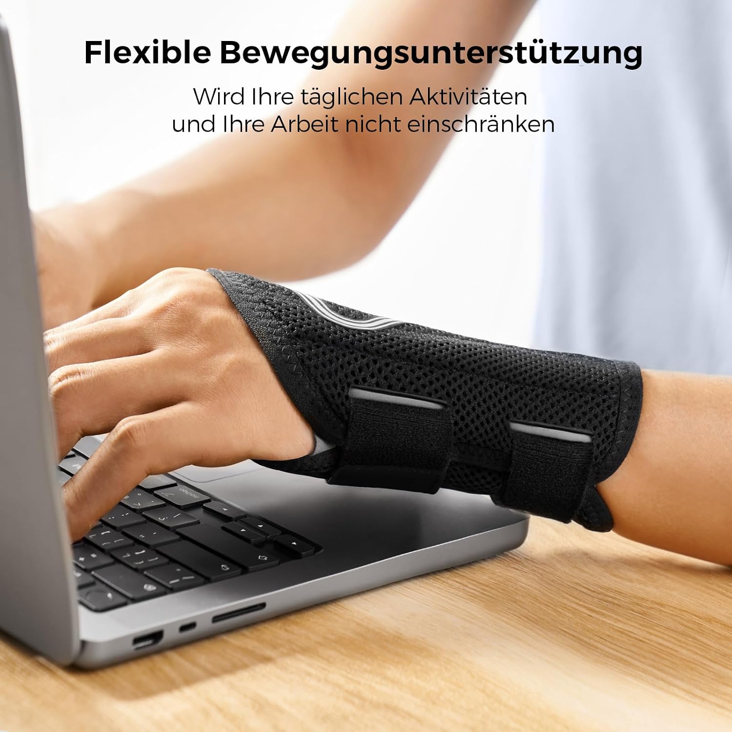 Detalle 2 de FREETOO Flexibel-Leicht Handgelenkschiene 360° đ©ș