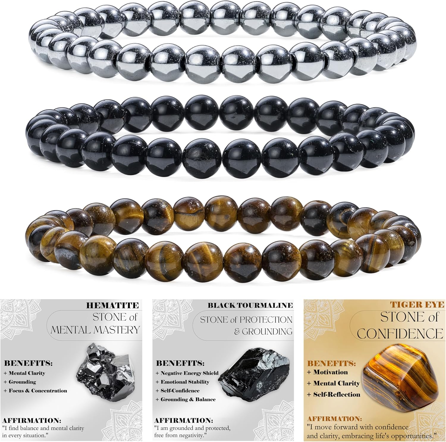 Thumbnail 6 de Bivei 3pcs beaded bracelet for women đź’Ť