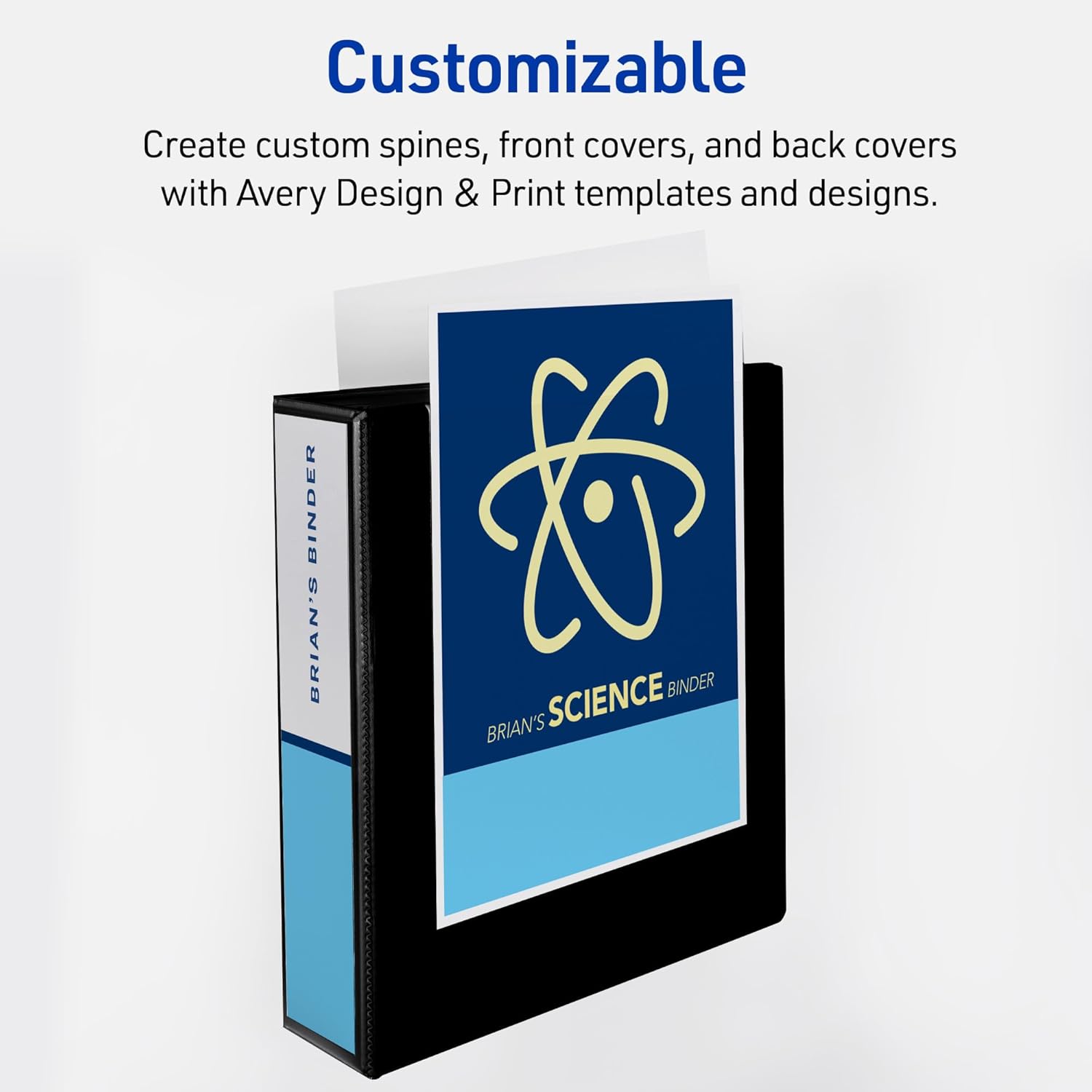 Detalle de Avery 3-Ring Binder, 2-Inch EZD Rings