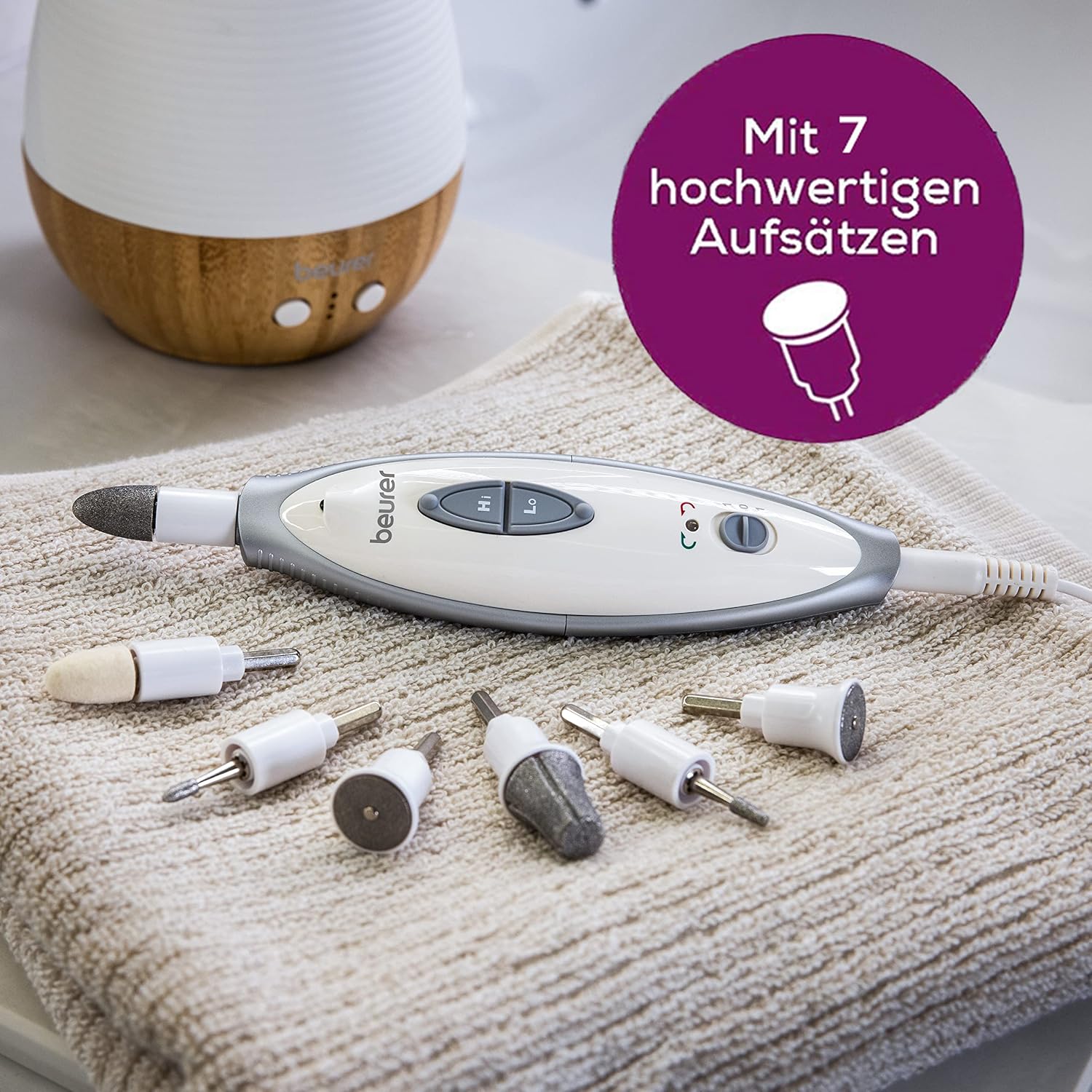 Detalle 2 de Beurer MP 41 Nagelfeile 4.600 U/min 💅