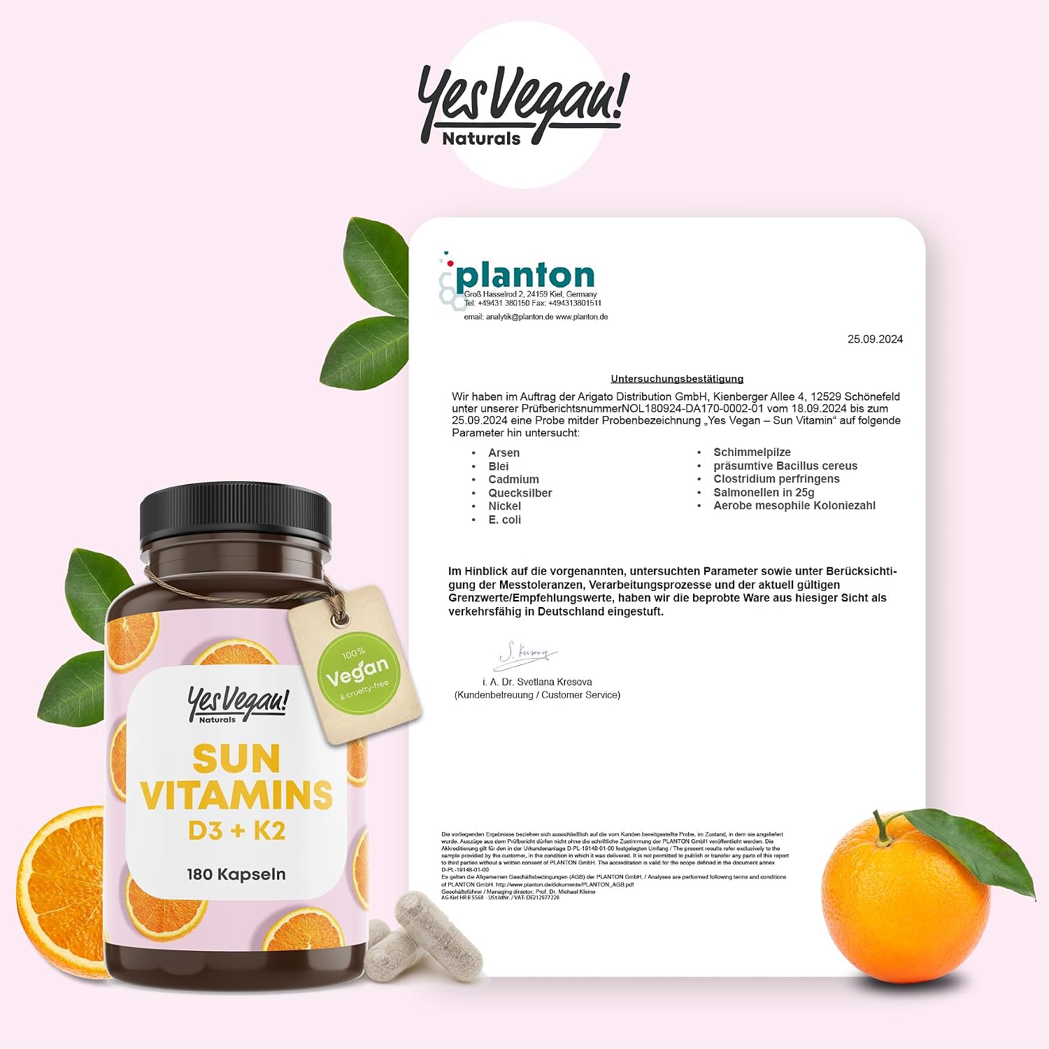 Thumbnail 5 de Sun Vitamins Vitamin D3 K2 Omega 3 180 Kapseln 5000 IE