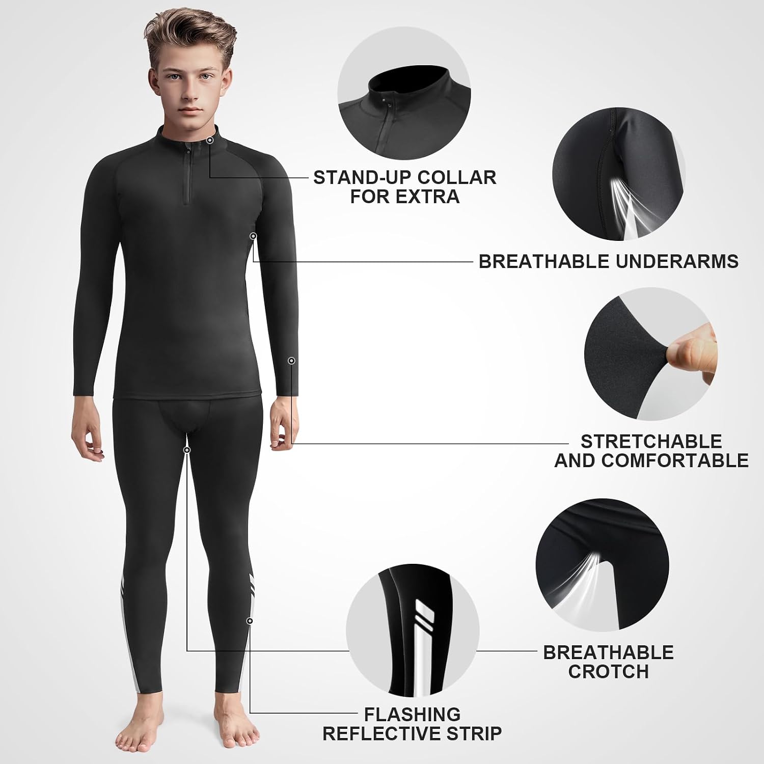 Thumbnail 2 de Giyim Kids Thermal Base Layer Set for Football 🏈