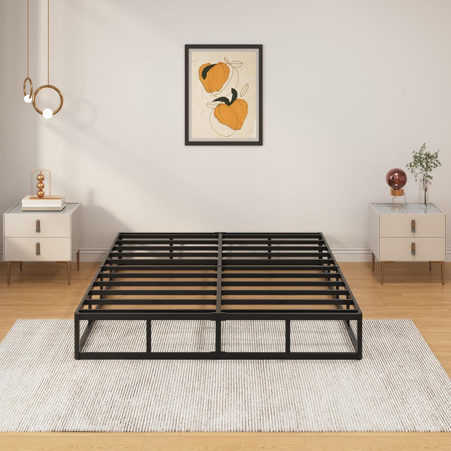Thumbnail 3 de SHLAND Box Spring Full 10-Inch: Heavy-Duty Metal Foundation with Fabric Cover