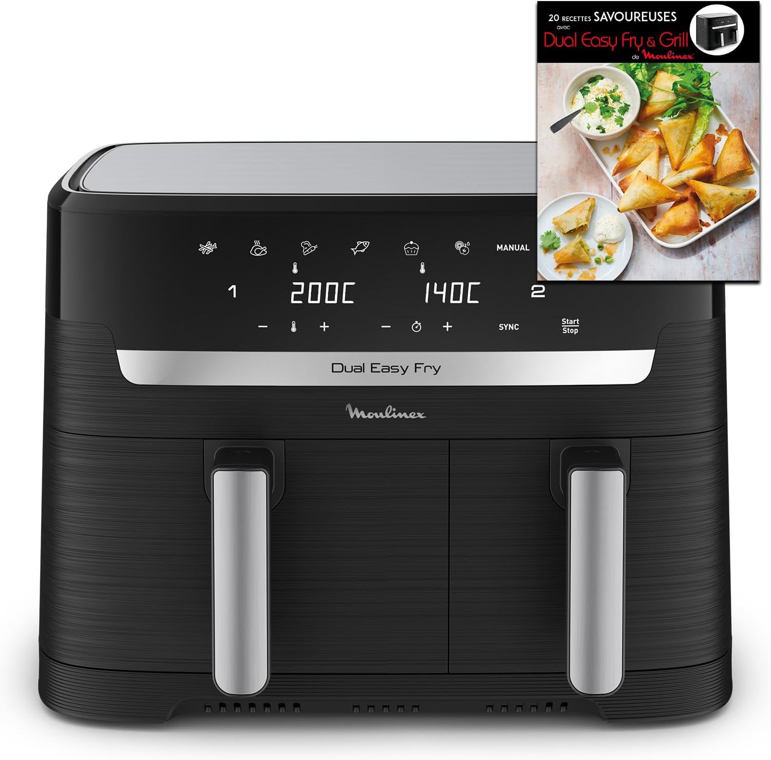 Thumbnail 1 de Moulinex air fryer deux compartiments YY5545FB