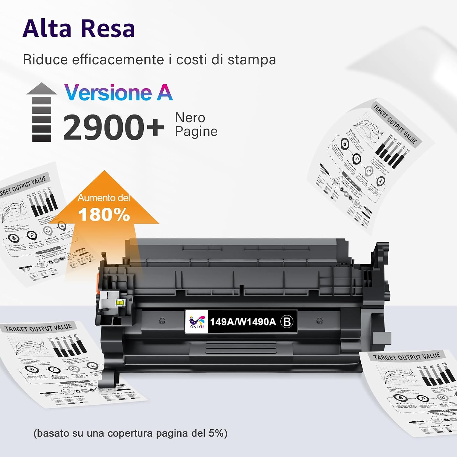 Detalle 2 de ONLYU 149A W1490A Toner nero compatibile con chip per HP LaserJet Pro 4002 e MFP 4102 (1 nero)
