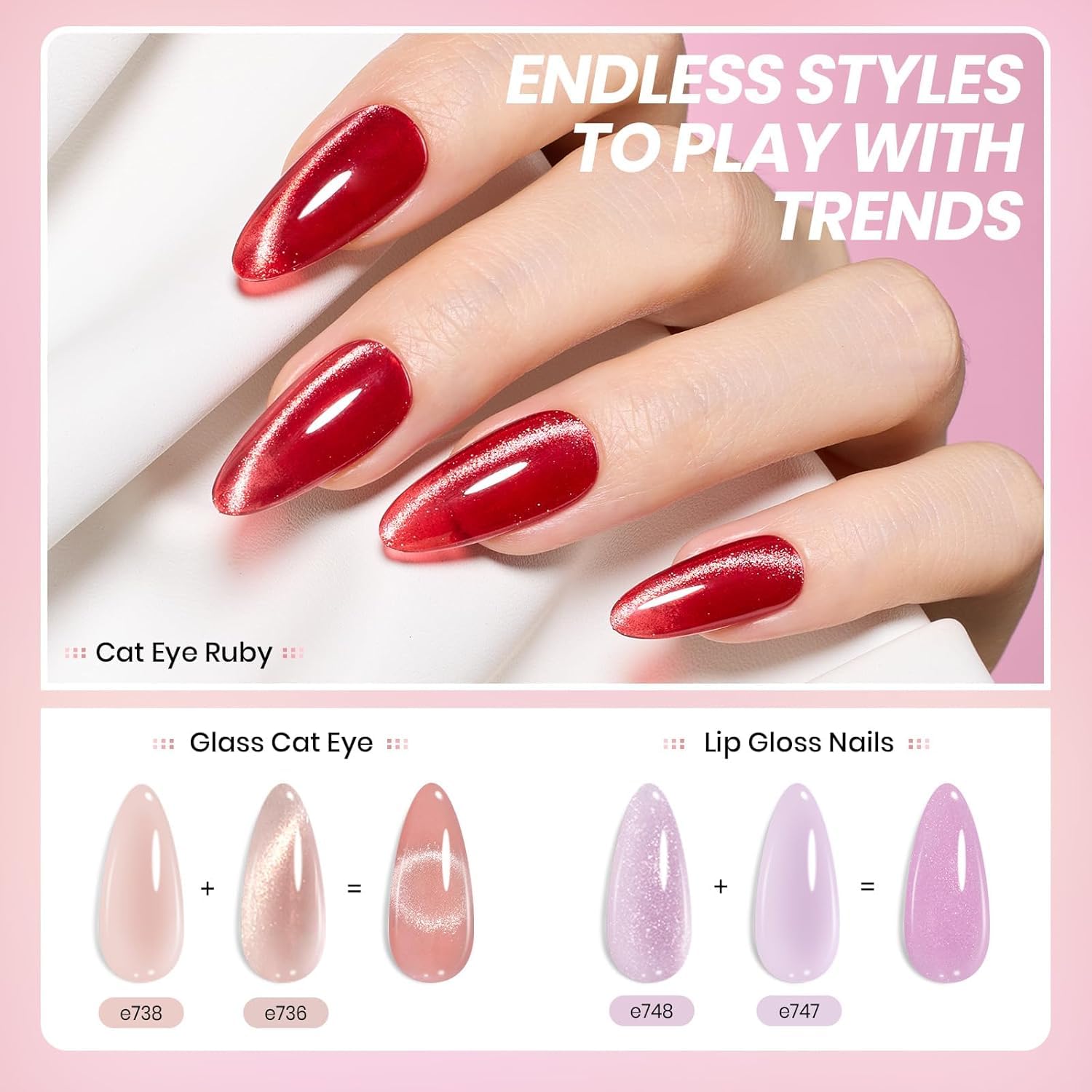 Thumbnail 4 de Beetles Jelly Gel Nail Set, 36 Colors ⚡