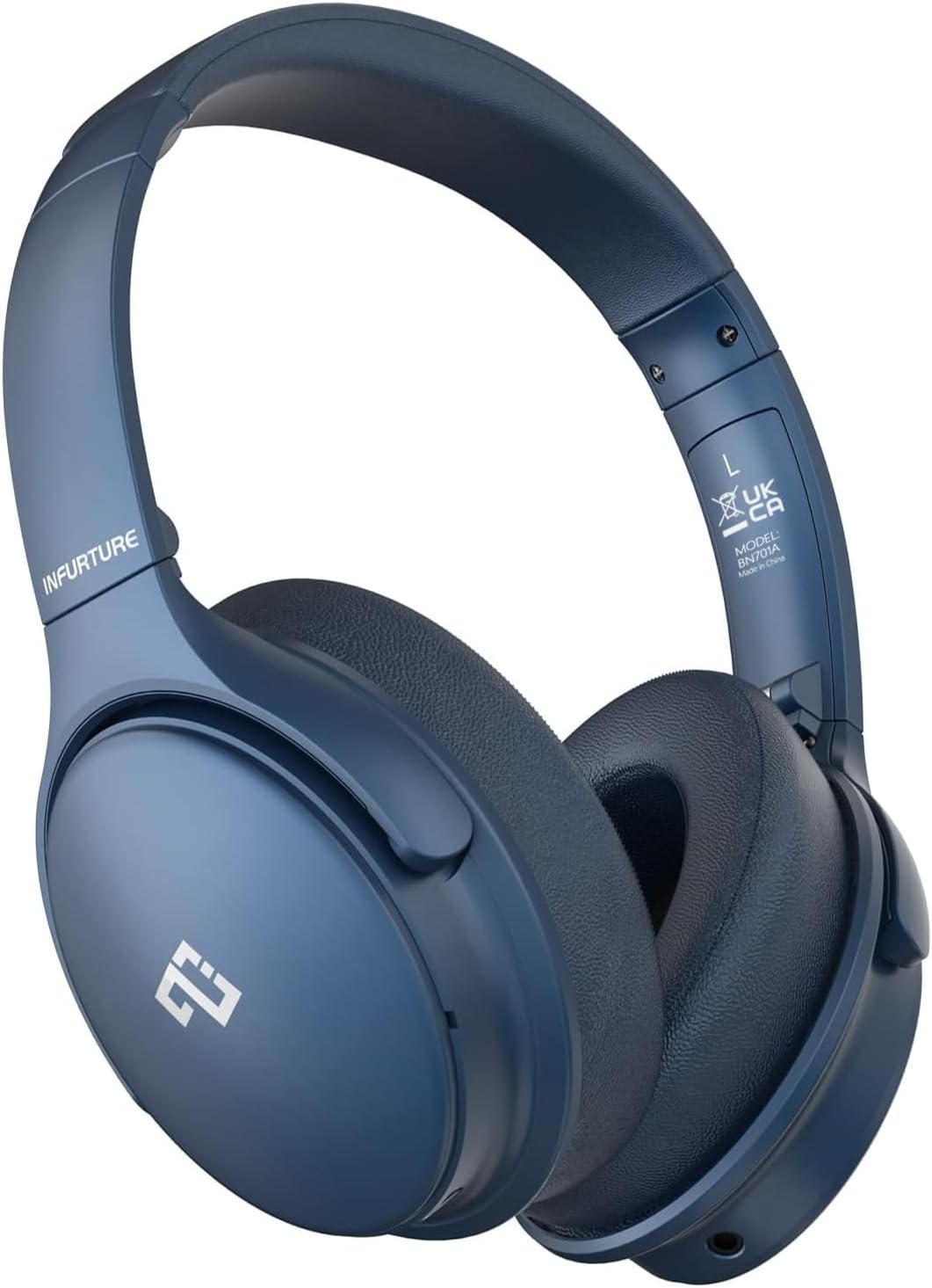 Detalle 2 de INFURTURE Noise Cancelling Headphones Wireless with Bluetooth 5.3 (Silver)