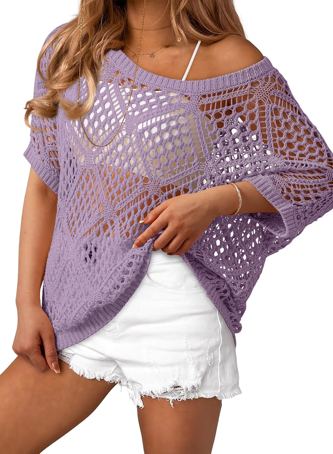 Thumbnail 6 de Dokotoo Crochet Cover Up Top, Beachwear