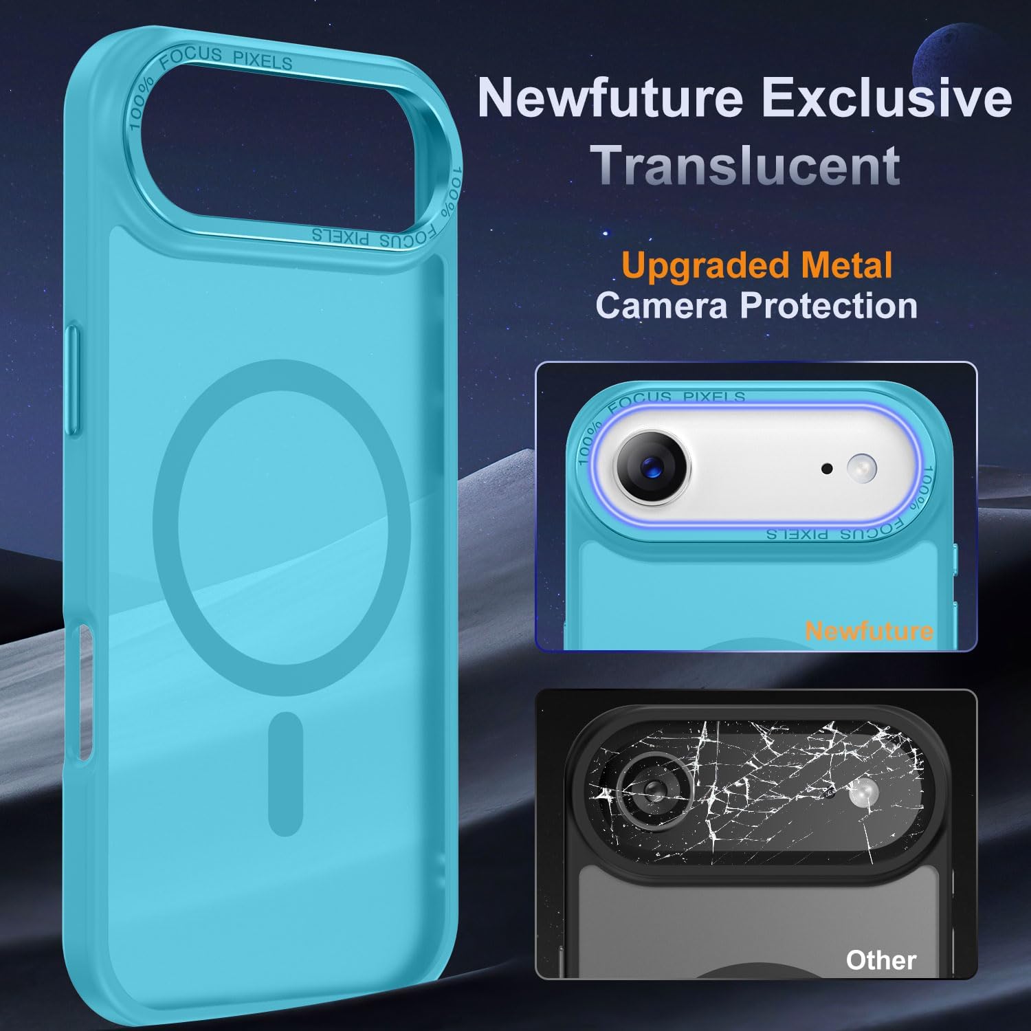 Thumbnail 3 de Newfuture iPhone 15 Pro Max slim magnetic case 6.7"