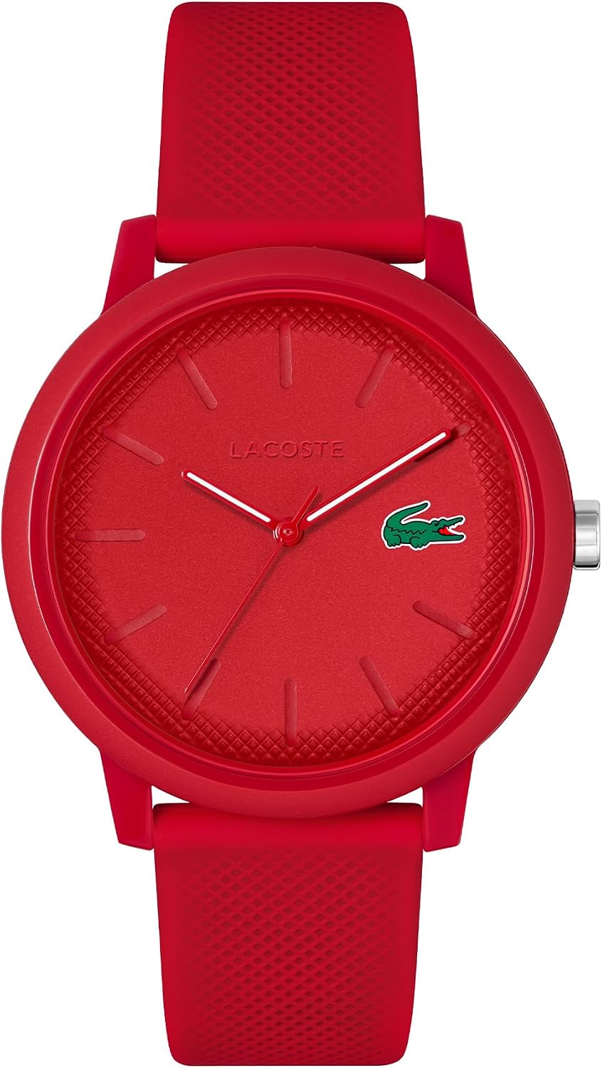 Detalle 2 de Reloj Lacoste Analógico de Cuarzo para Mujer – Colección LACOSTE.12.12, Correa Blanca de Silicona, 38 mm