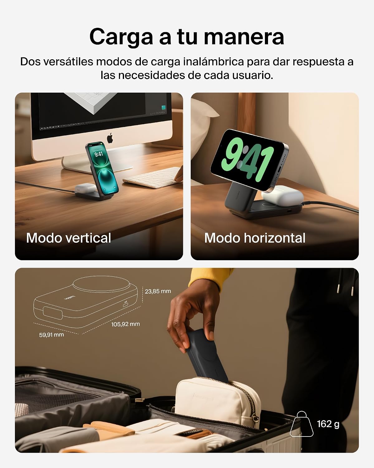 Thumbnail 4 de Belkin UltraCharge Qi2 25W 2 en 1