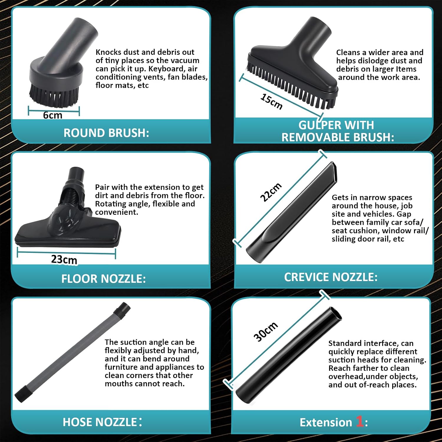 Detalle 2 de Dpwrrot 5 in 1 Cordless Handheld Vacuum, 18V Compatible with Washable HEPA Filters