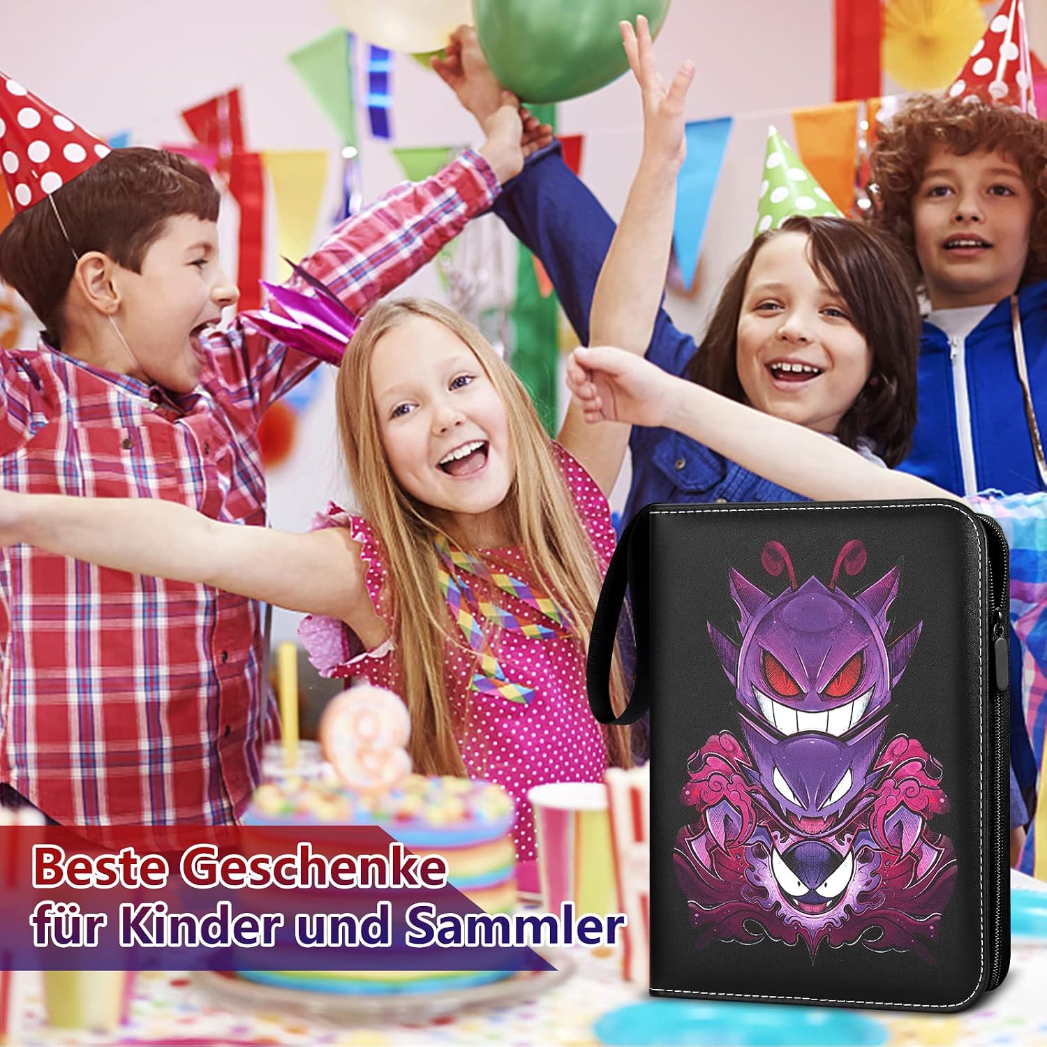 Thumbnail 6 de Sammelalbum für Pokemon Karten – 50 Seiten, 400 Taschen, wasserdicht, PU-Leder, tragbar