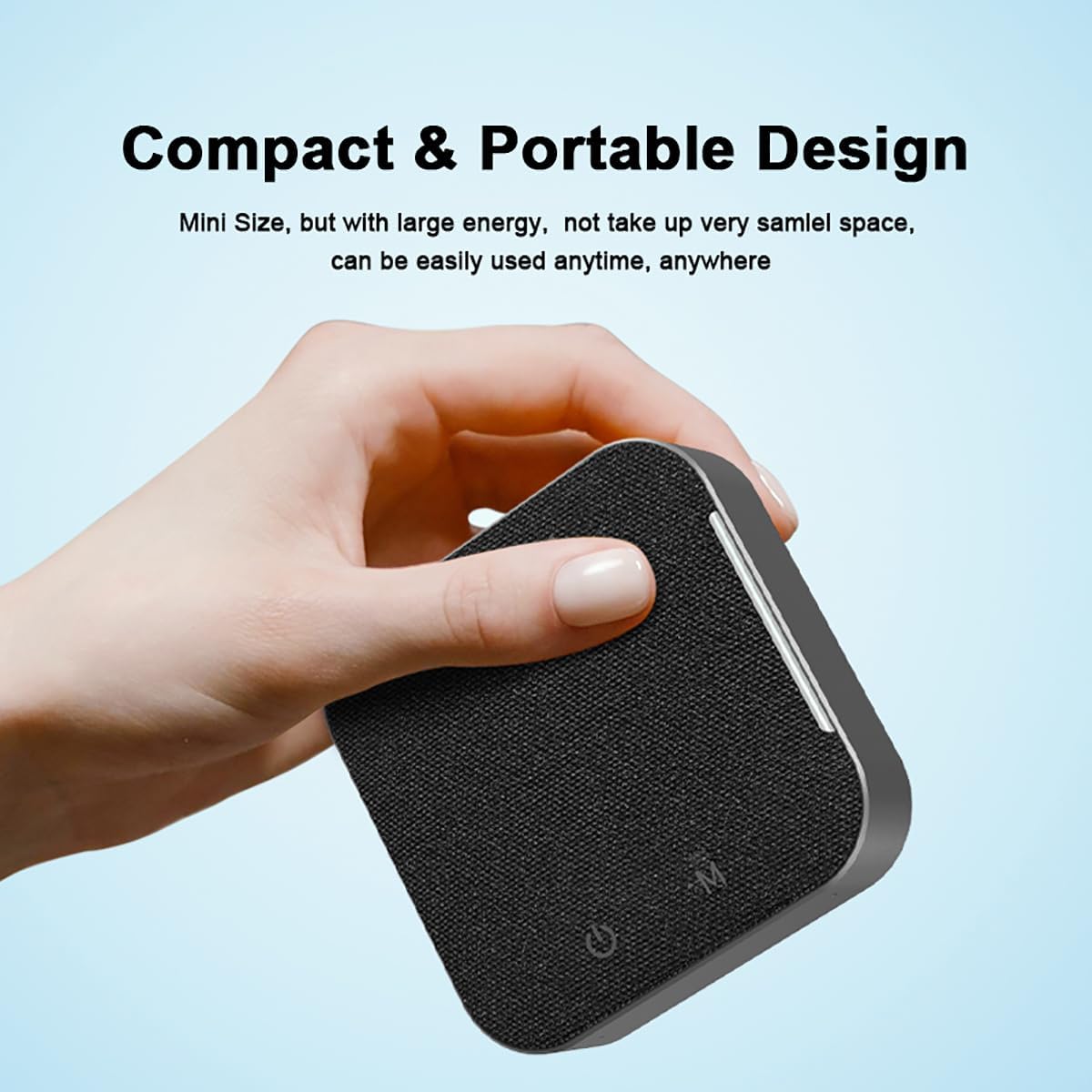 Detalle 2 de eppfun Conference Speaker and Microphone: Portable Bluetooth Speaker for Teams and Zoom Calls
