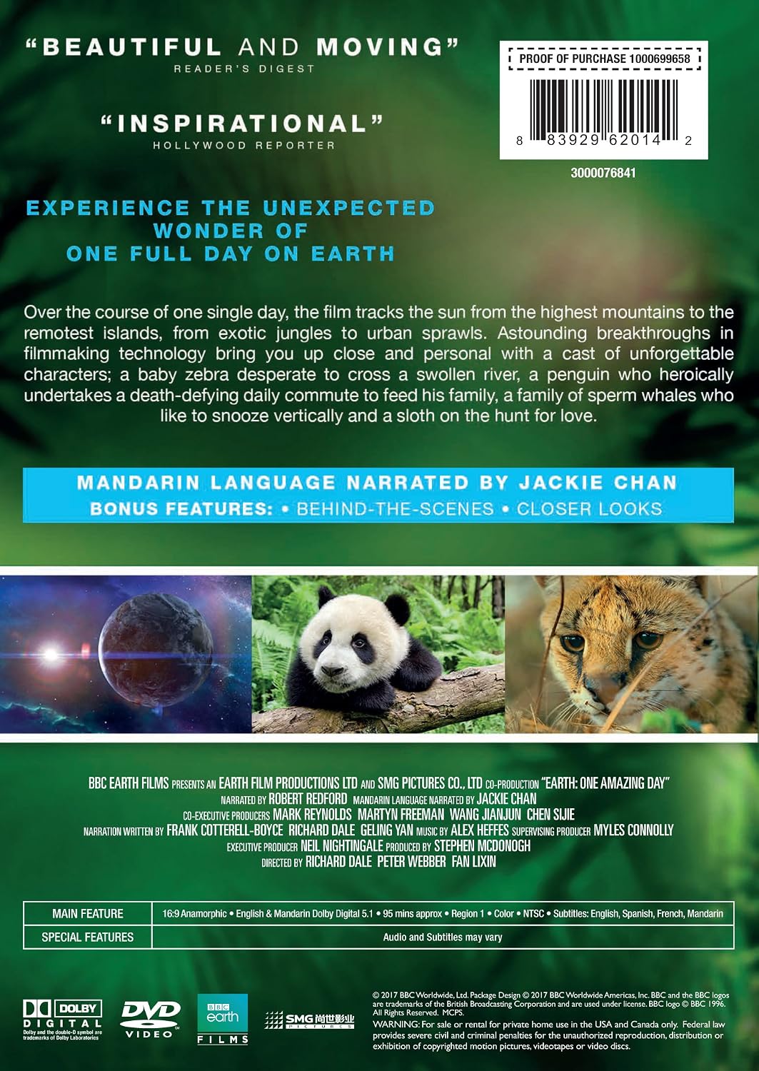 Detalle 2 de Earth: One Amazing Day earth-one-amazing-day DVD, G-rated family documentary