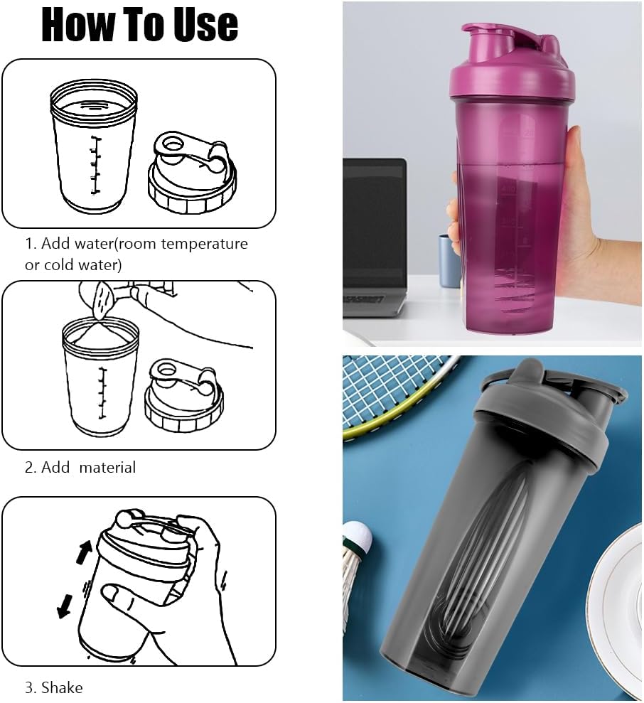 Detalle de ACWOO Shaker Protéiné 700ml