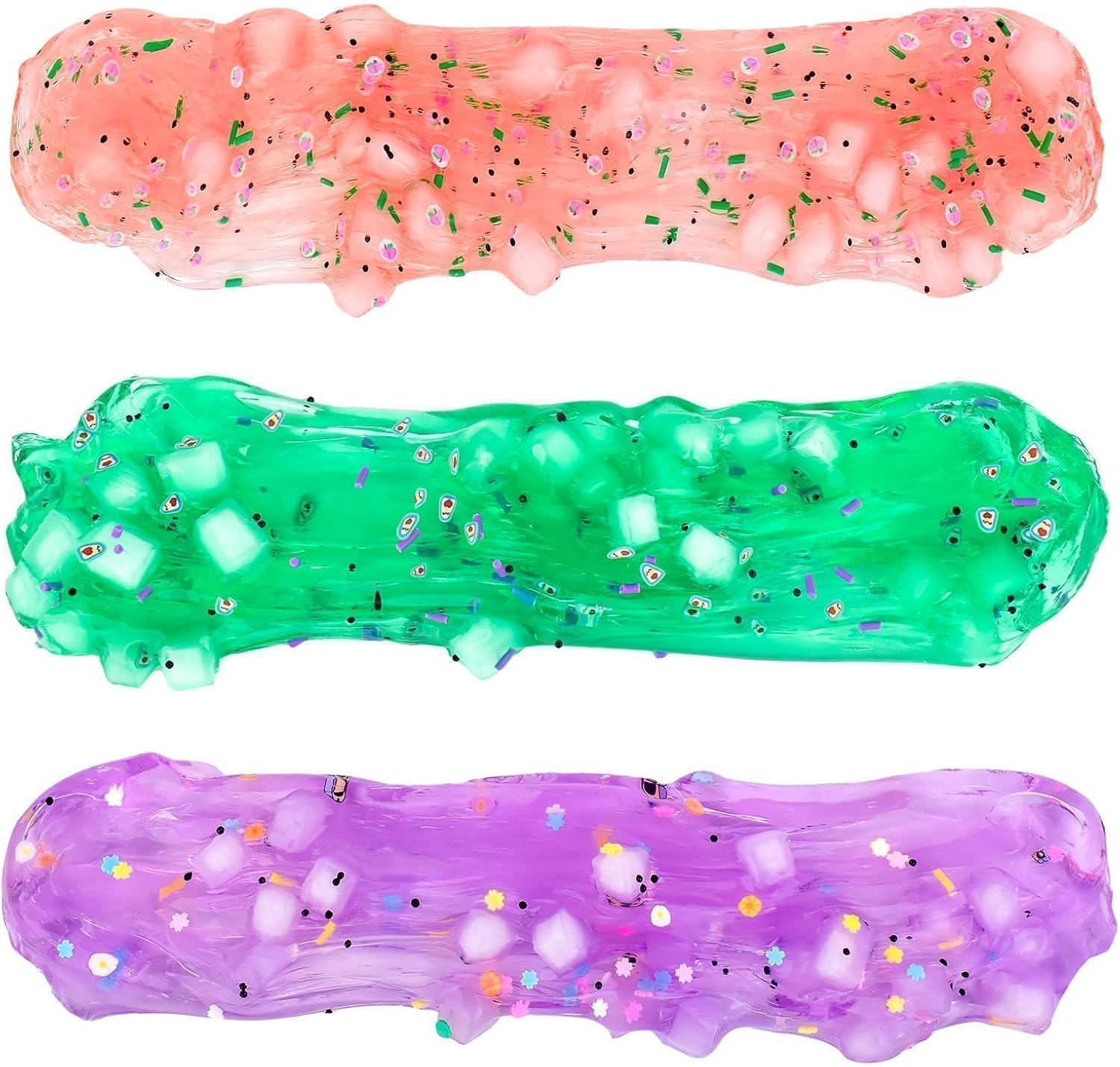 Detalle 2 de 12 Pack Slime Kit 8 Clear & 4 Fluffy Slimes