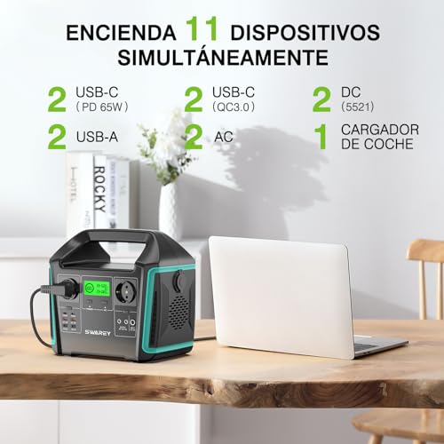 Thumbnail 1 de SWAREY Estación de Energía Portátil 725Wh ⚡ para Camping y Viajes