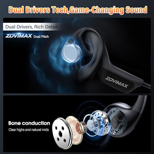 Thumbnail 6 de Casque Conduction Osseuse Bluetooth 6.0 de ZOVIMAX — IPX7, confort open-ear