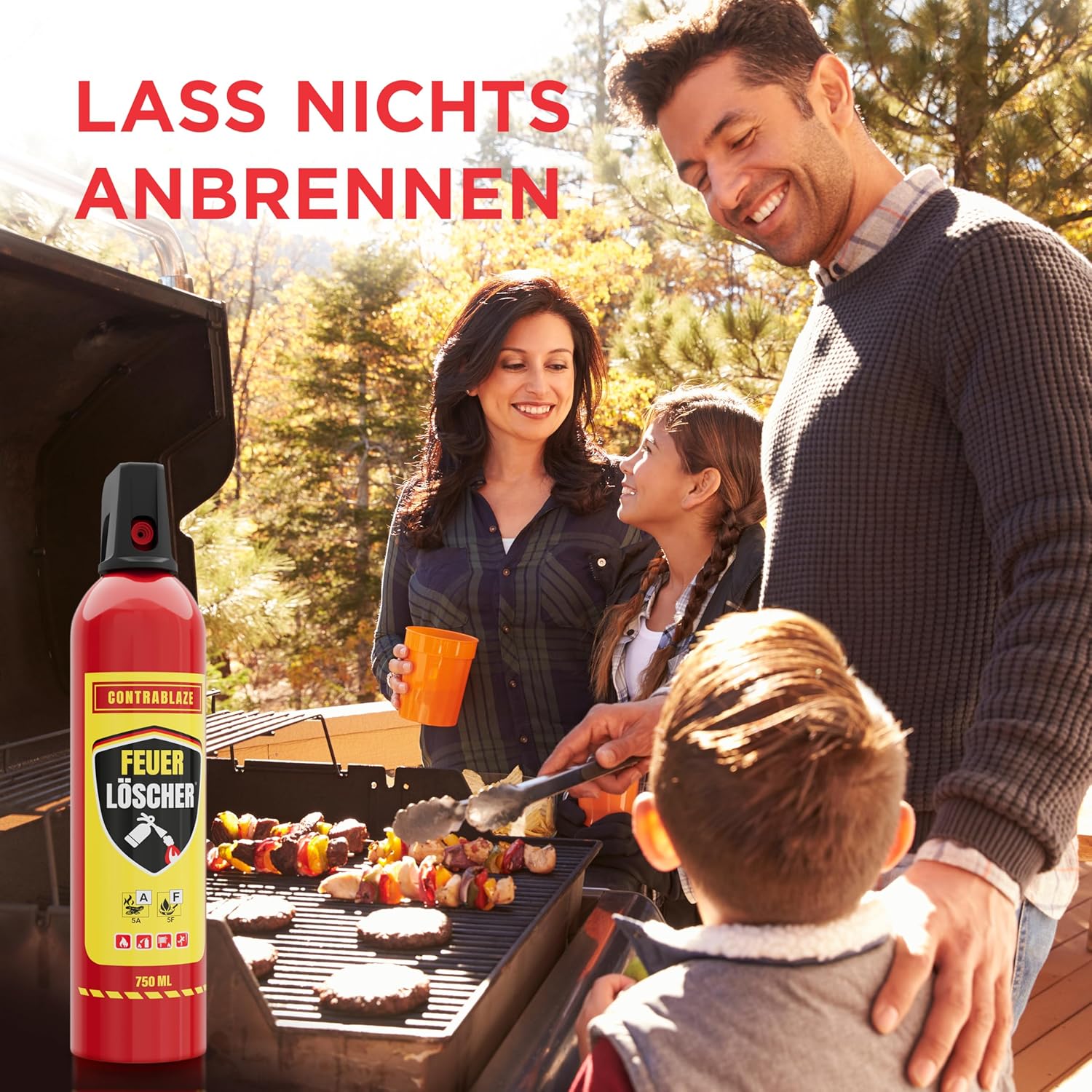 Thumbnail 4 de CONTRABLAZE Feuerlöschspray 750 ml – Mini-Löschspray für Haushalt, Küche und Fettbrände