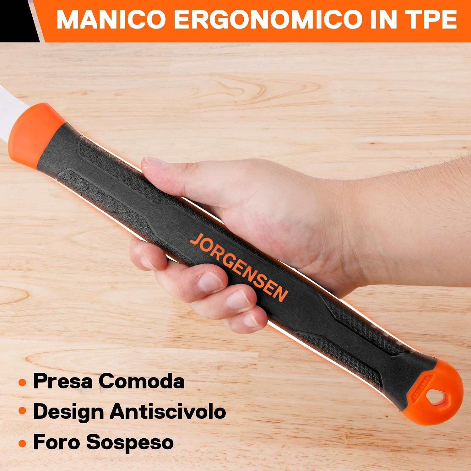 Detalle de JORGENSEN Sega Giapponese Professionale a Doppio Taglio con Lama SK5 Sostituibile