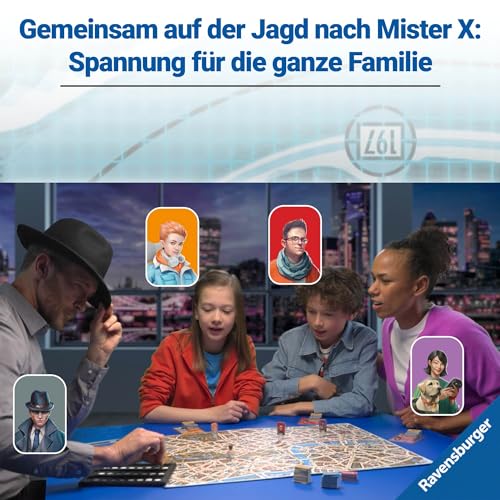 Detalle de Ravensburger Scotland Yard – Familienspiel für 2–6 Spieler, ab 8 Jahren (27515)