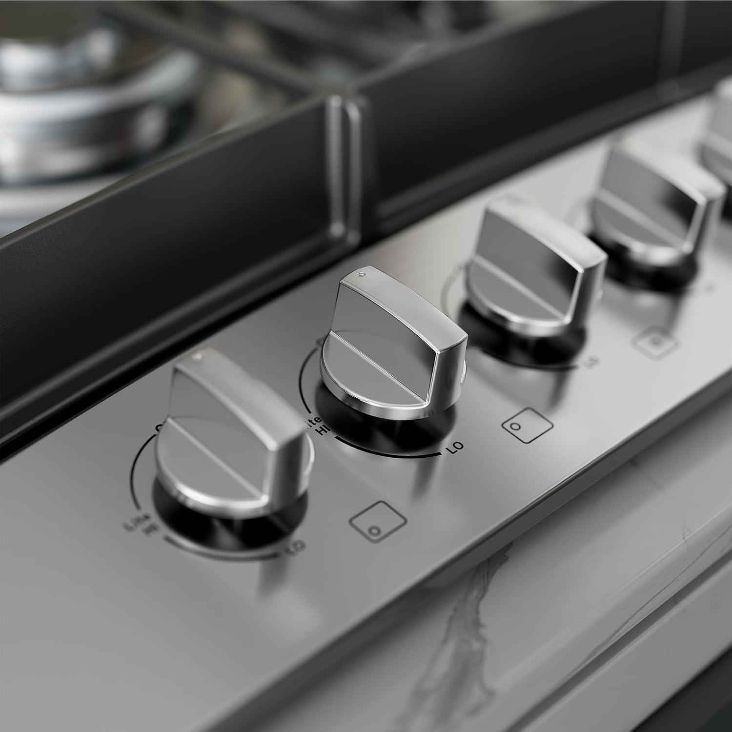 Detalle 2 de Empava 36 Inch Built-In Gas Cooktop, 5 SABAF Burners, LPG/NG Convertible