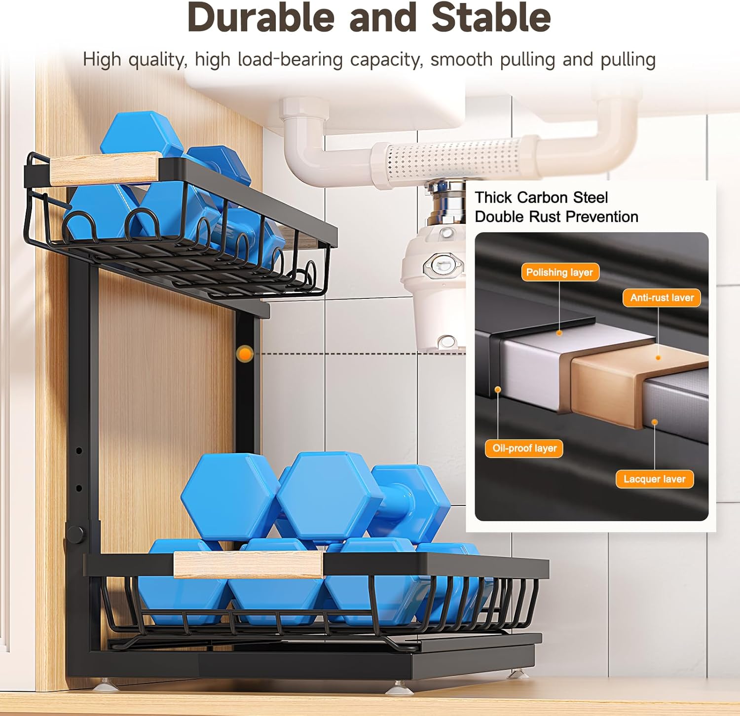 Thumbnail 4 de Sevenblue 2-Pack Under Sink Organizer