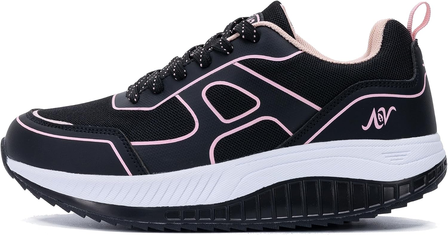 Thumbnail 6 de B BEASUR Women's Walking Shoes with Arch Support — Removable Insole for Plantar Fasciitis (US 5.5–11)