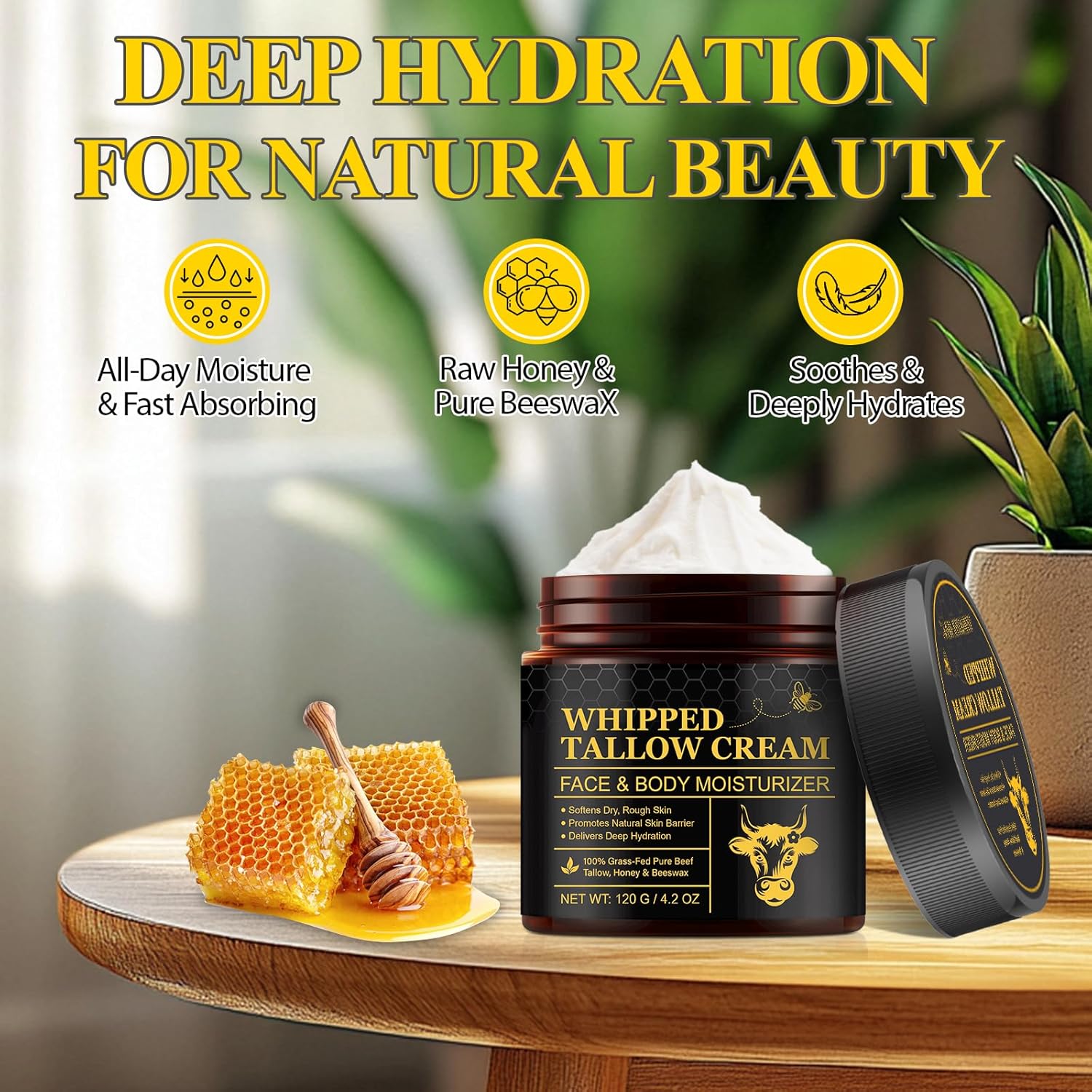 Thumbnail 1 de Whipped Tallow Cream Gesicht & Körper 120G – Talgcreme