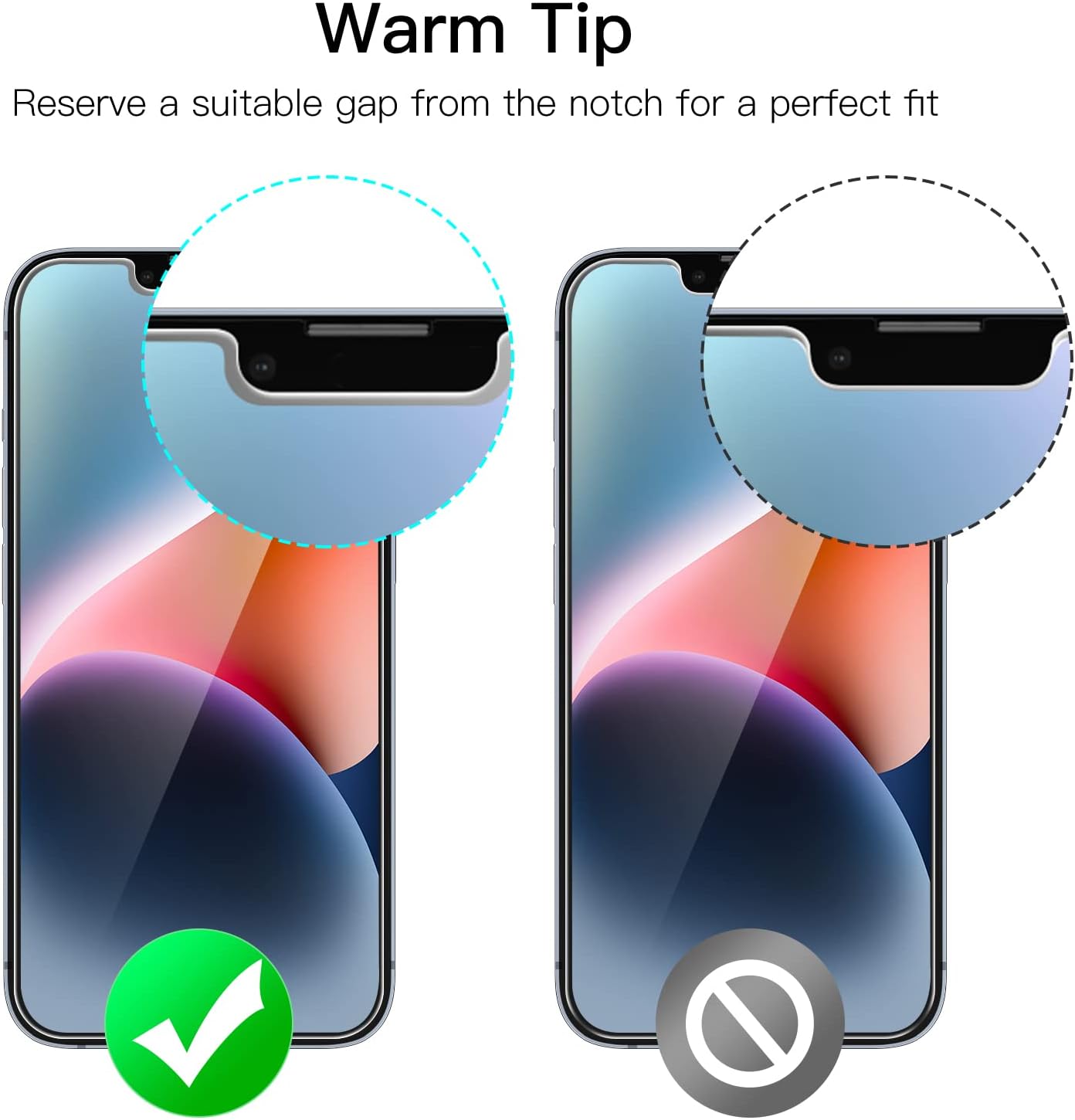Thumbnail 2 de JETech Screen Protector for iPhone 17e (2026) / iPhone 16e / iPhone 14 6.1" – Tempered Glass Film (3-Pack)