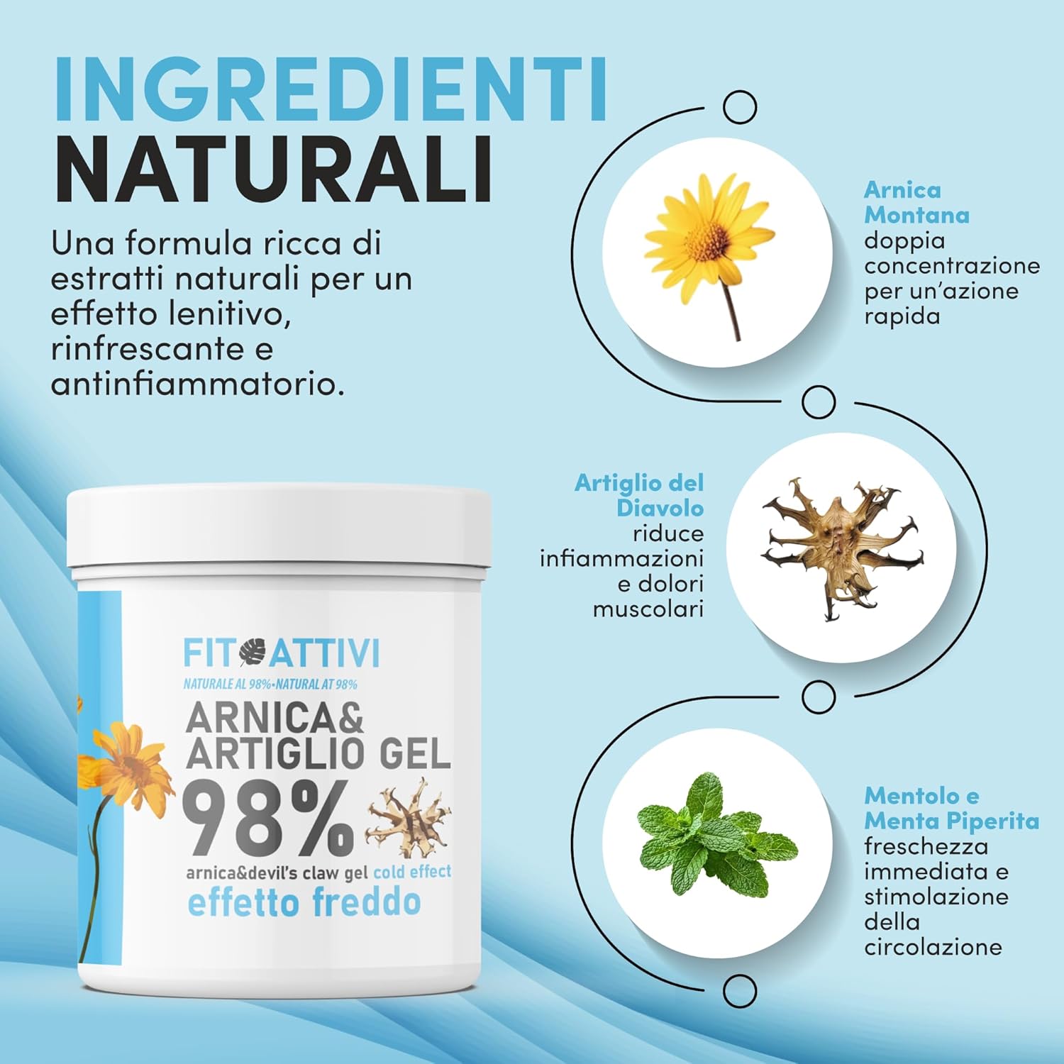 Thumbnail 2 de Arnica Artiglio del Diavolo Forte 500ml Gel