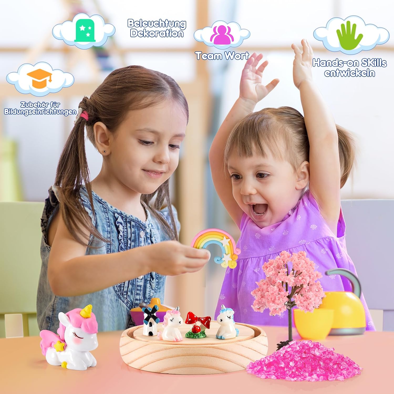 Thumbnail 4 de Dislocati DIY Nachtlicht Bastelset für Kinder – personalisierbares Einhorn-Nachtlicht ab 3 bis 12 Jahren