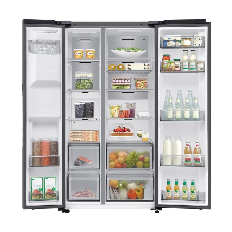 Detalle de Frigorífico Americano Samsung RS80F66KCTEF No Frost 178 cm 634 L Inox WiFi IA
