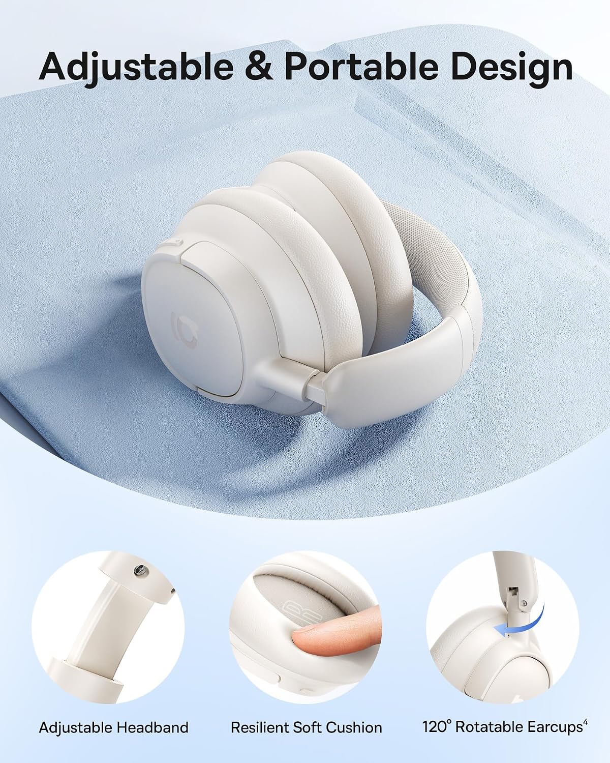 Thumbnail 6 de Baseus Bass BH1 NC 80H wireless headphones