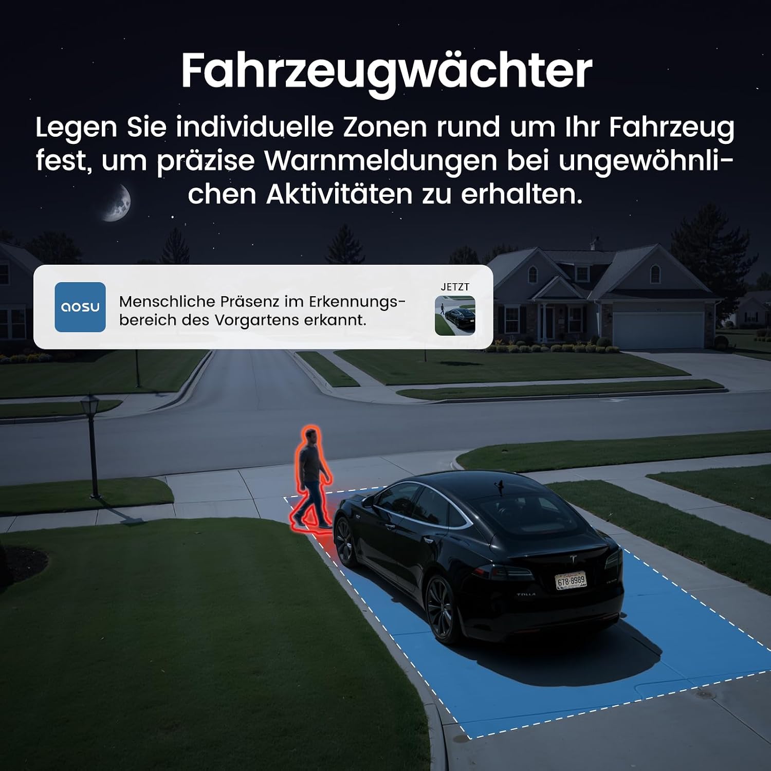 Thumbnail 6 de aosu 4K 8MP Solarüberwachungskamera Außeneinsatz mit 360° PTZ, Farb-Nachtsicht und 2-Wege-Audio